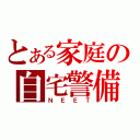 とある家庭の自宅警備員（ＮＥＥＴ）