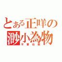 とある正咩の渺小為物（不要也罷）