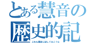 とある慧音の歴史的記（これも歴史に記しておこうな）