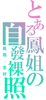 とある鳳姐の自發裸照（鳳姐，走好）