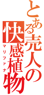 とある売人の快感植物（マリファナ）