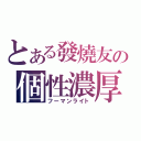 とある發燒友の個性濃厚（フーマンライト）