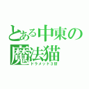 とある中東の魔法猫（ドラメッド３世）