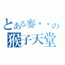 とある麥棨样の猴子天堂（吱吱）