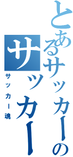 とあるサッカーのサッカー中毒（サッカー魂）