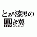 とある漆黒の黒き翼（アクセラレータ）