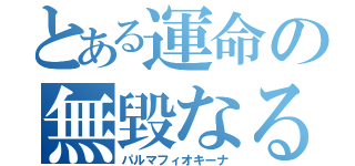 とある運命の無毀なる湖光（パルマフィオキーナ）