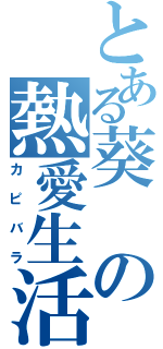 とある葵の熱愛生活（カピバラ）