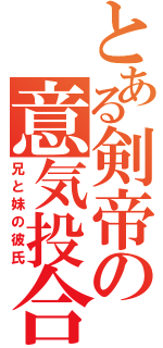 とある剣帝の意気投合（兄と妹の彼氏）