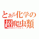 とある化学の超爬虫類（コブラなう。）