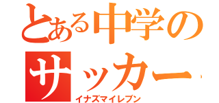 とある中学のサッカー物語（イナズマイレブン）