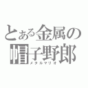 とある金属の帽子野郎（メタルマリオ）