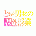 とある男女の課外授業（秘密の放課後）