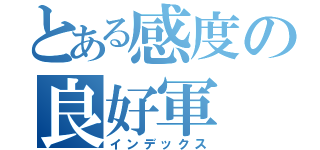 とある感度の良好軍（インデックス）