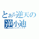 とある逆天の逆小迪（インデックス）