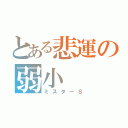 とある悲運の弱小（ミスターＳ）