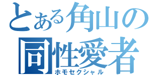 とある角山の同性愛者（ホモセクシャル）