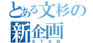 とある文杉の新企画（ＳＴＡＭ）