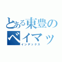 とある東豊のベイマックス（インデックス）