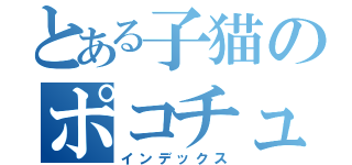 とある子猫のポコチュー（インデックス）