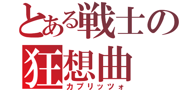 とある戦士の狂想曲（カプリッツォ）