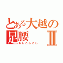 とある大越の足腰Ⅱ（あしこしこし）