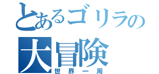 とあるゴリラの大冒険（世界一周）