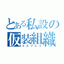 とある私設の仮装組織（コスプレイ）