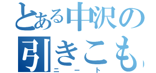 とある中沢の引きこもり（ニート）