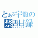 とある宇龍の禁書目録（インデックス）