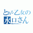 とある乙女の水口さん（毎日がきらきらっ！）