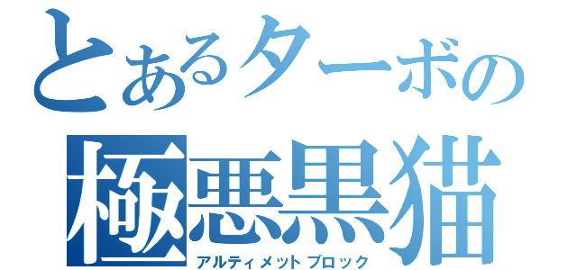 とあるターボの極悪黒猫（アルティメットブロック）