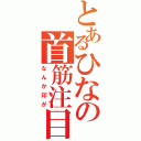 とあるひなの首筋注目（なんか印が）