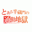 とある半蔵門の通勤地獄（ラッシュアワー）