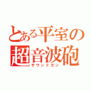 とある平室の超音波砲（サウンドガン）