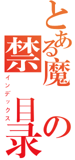 とある魔術の禁書目录Ⅱ（インデックス）