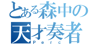 とある森中の天才奏者（Ｐｅｒｃ）