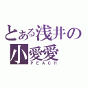 とある浅井の小愛愛（ＰＥＡＣＨ）