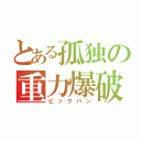 とある孤独の重力爆破（ビックバン）