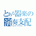 とある器楽の演奏支配（コンサートマスター）