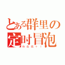 とある群里の定时冒泡（存在感＋１）