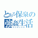 とある保泉の強姦生活（インデックス）