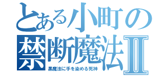 とある小町の禁断魔法Ⅱ（黒魔法に手を染める死神）