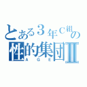 とある３年Ｃ組の性的集団Ⅱ（ＡＧＥ）