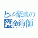 とある豪腕の錬金術師（アレックス）