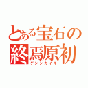 とある宝石の終焉原初（ゲンシカイキ）