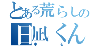 とある荒らしの日凪くん（ホモ）