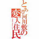 とある河川敷の変人住民（河川敷って住んでいいの？）