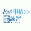 とある事情の歌練習（奏とロメオ）