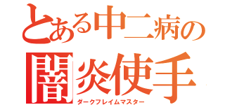 とある中二病の闇炎使手（ダークフレイムマスター）